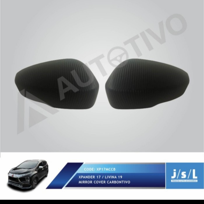 Kode Br06 Cover Spion /Batok Spion Carbontivo Mobil Mitsubishi Xpander