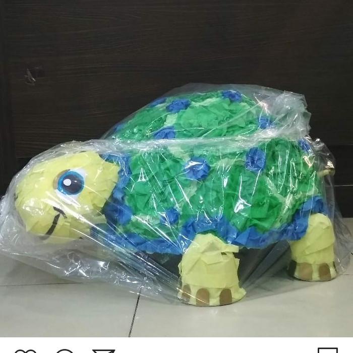Pinata Kura-Kura 3D / Pinata Ulang Tahun Anak / Pinata 3 Dimensi