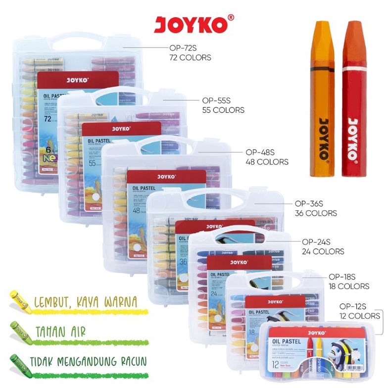 

Crayon Minyak Oil Pastel Joyko Murah V ♪