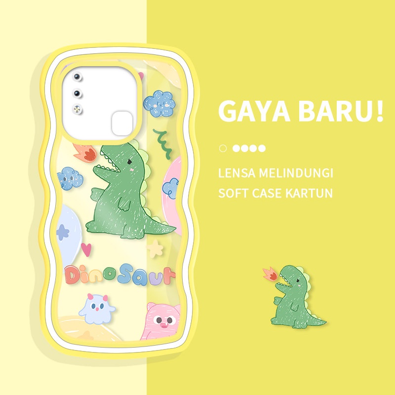 Casing Ponsel untuk VIVO Y91C Y91I Y93 Y95 Z5I Case Kartun Lucu Beruntung Berwarna warni Indah Batas