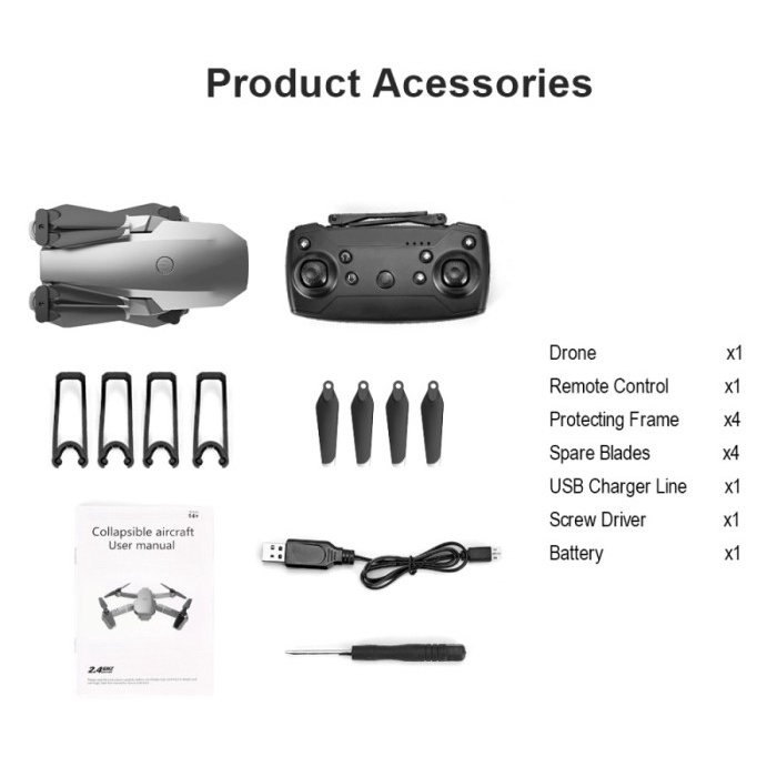 NEW SERIES DRONE MINI E68 RC DRONE 4K HD CAMERA WIFI FPV QUADCOPTER ORIGINAL