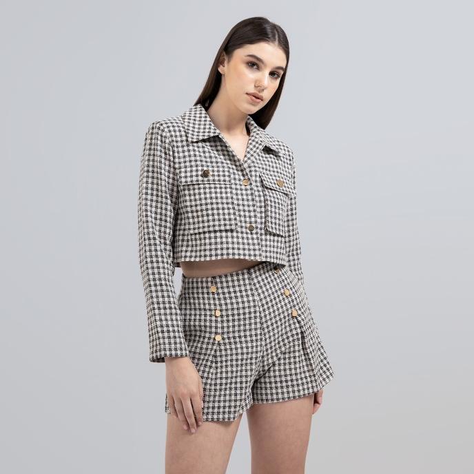 DAREN TWEED TOP LOOKBOUTIQUESTORE