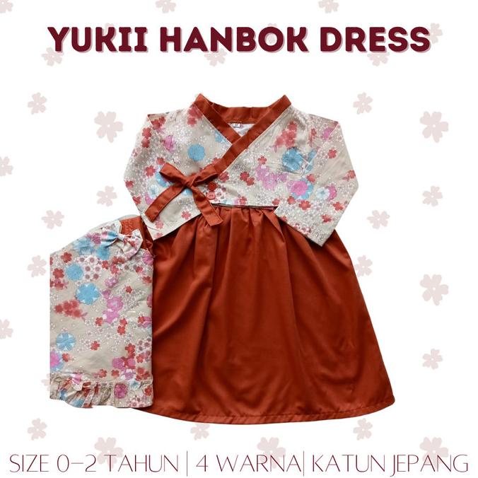 Gamis hanbok anak perempuan VIVIAN Kimono gamis
