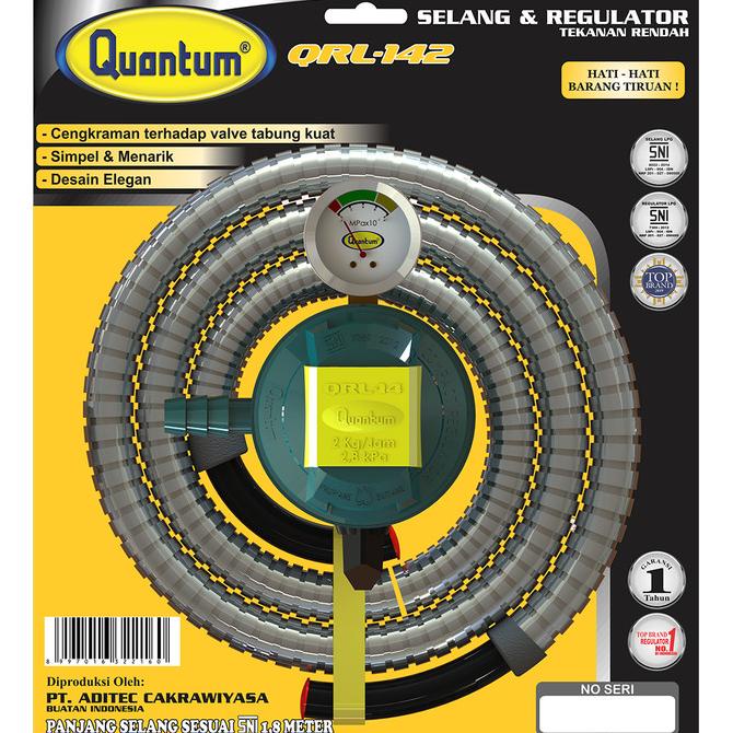 New Selang Regulator Gas Quantum Qrl 142 Terbaik