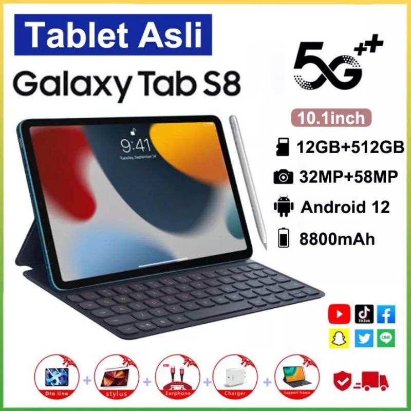 Tablet PC Galaxy Tab S8 12+512GB Tablet (Second)