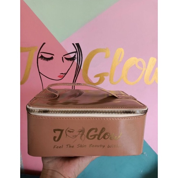TERMURAH. Jglow / beautycase jglow/Tas selempang jglow / tas jglow / cermin jglow / pouch jglow / jg