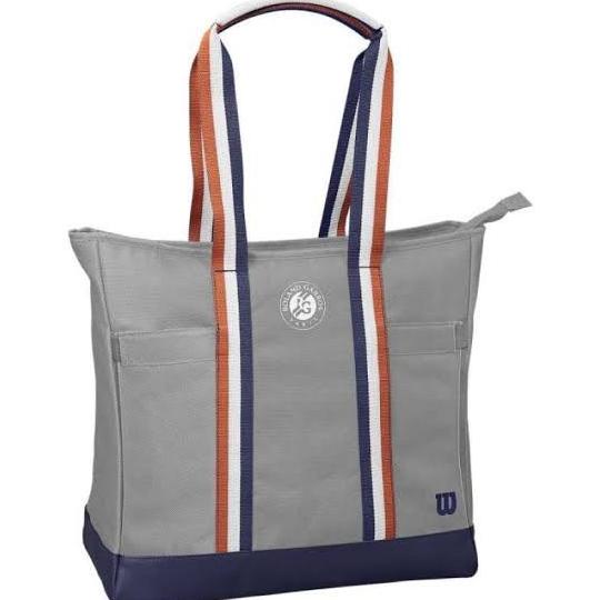 Tas Tenis Tennis Wilson Roland Garros Tote Bag Wilson Totebag Navy ORI