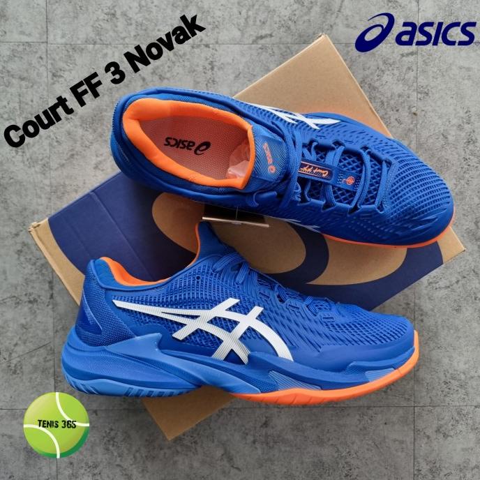 Sepatu Tenis Asics Court FF 3 NOVAK BLUE