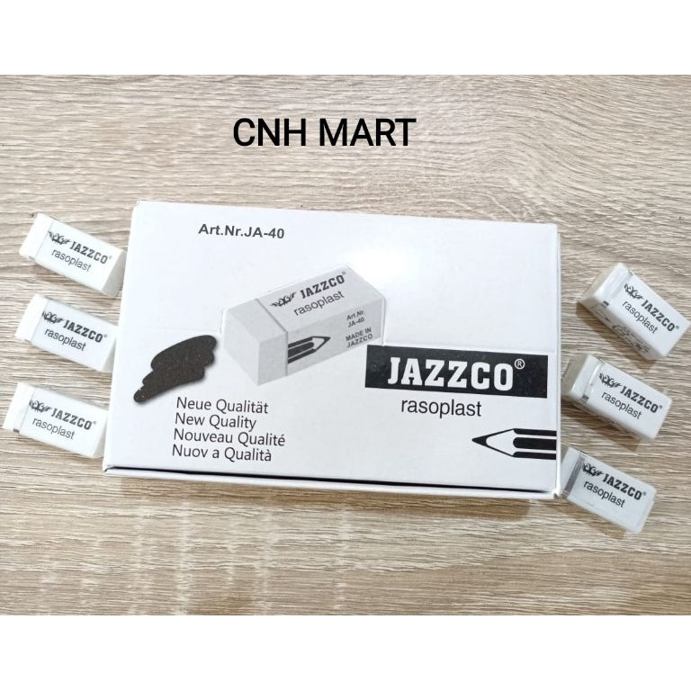 

HI67 1 PAK ( 40 Pcs )Penghapus Putih Agra / Jazzco / Stark Readystock ⌒)人
