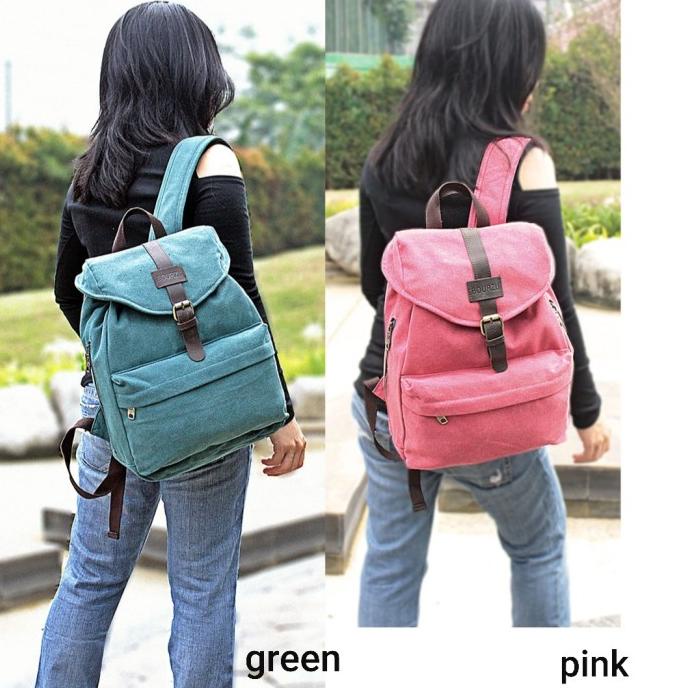Tas Ransel Laptop Backpack Bourzu Gendong Murah Keren Japanese Style