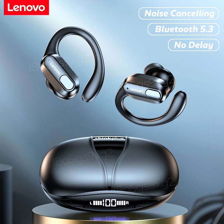 MENARIK. 【100% Original】Thinkplus Lenovo XT80 TWS Wireless Earphone Bluetooth 5.3  Sport Headset Noi