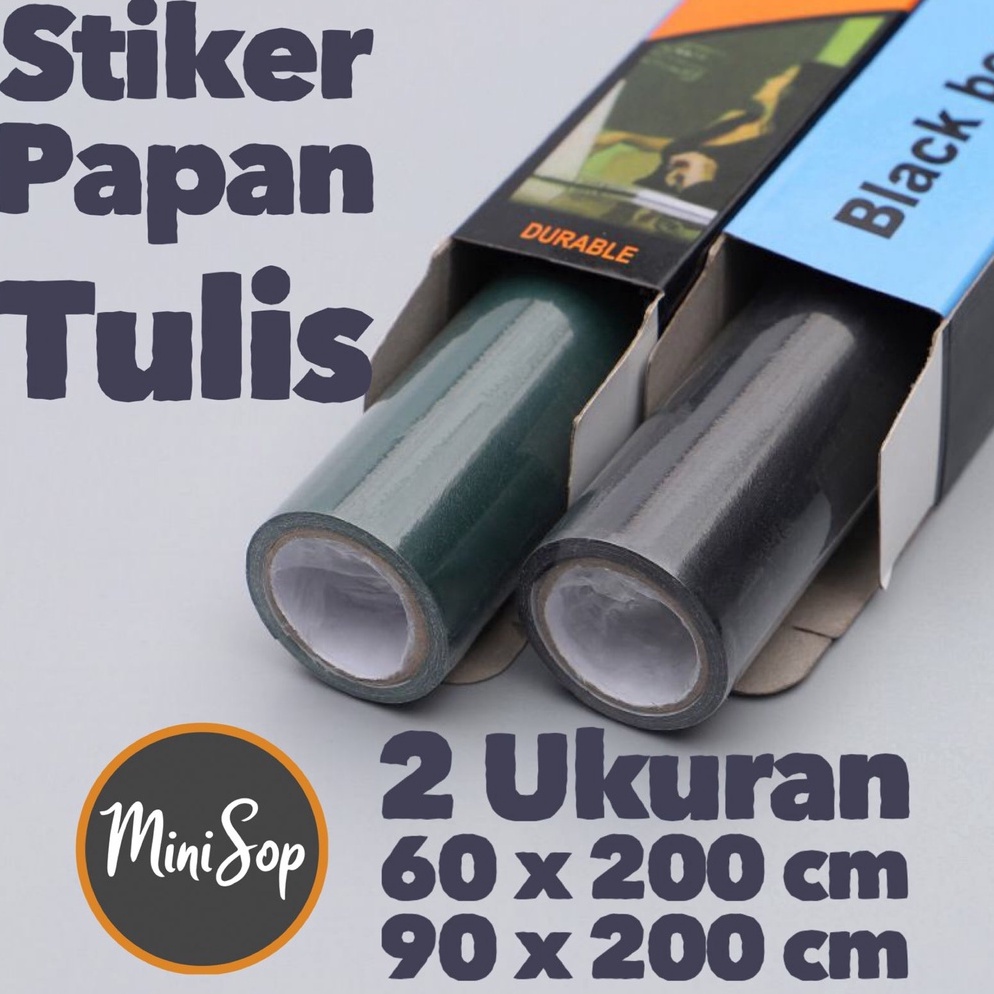 

COD Stiker Papan tulis Whiteboard Blackboard Spidol Kapur hitam putih hijau 60 x 200 , 90 x 200 tempel Best ▔〔▔