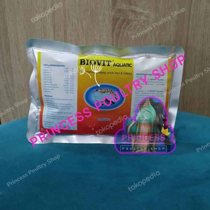 ~@~@~@~@] BIOVIT AQUATIC 100 gr - Multivitamin Ikan, Udang & Hewan Air Lainnya