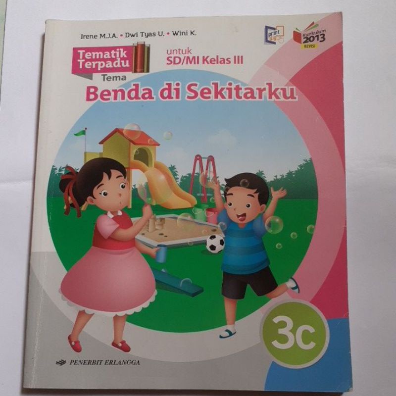 Buku Tematik Kelas 3 SD Erlangga