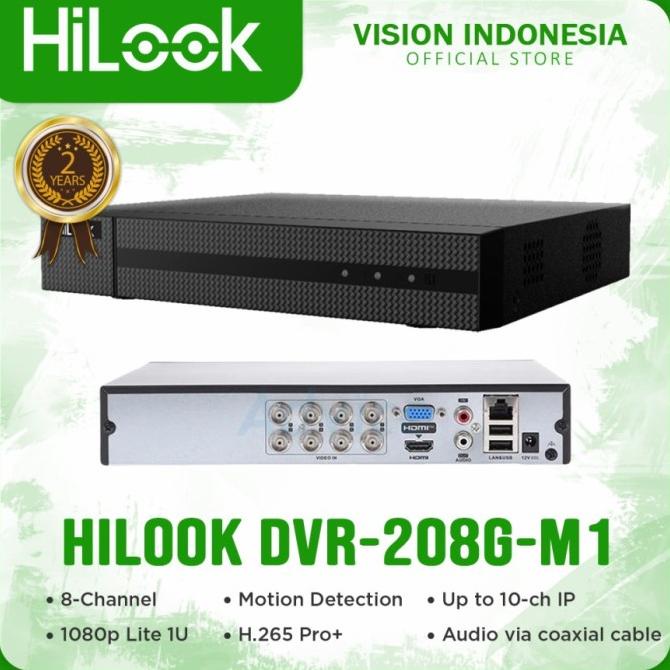 DVR HILOOK Hikvision 8CH / 8 CHANNEL 1080P DVR-208G-F1