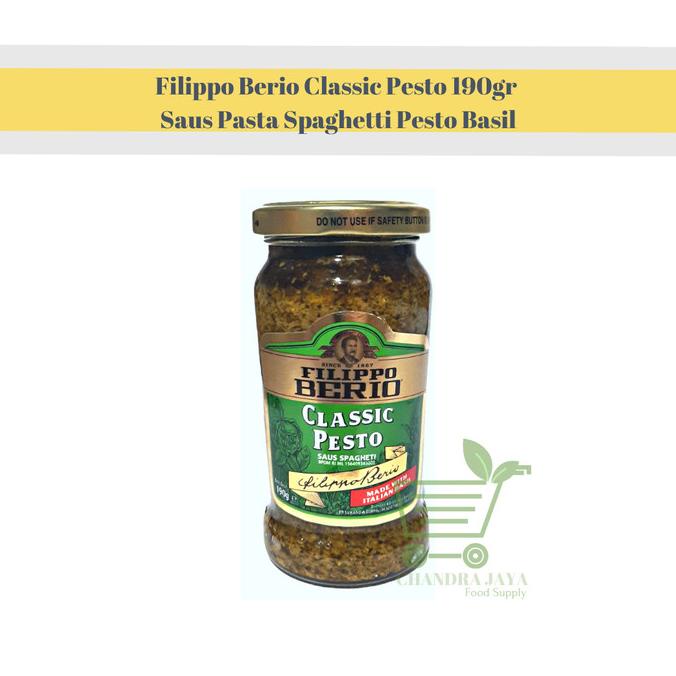 

Filippo Berio Classic Pesto 190gr - Saus Pasta Spaghetti Pesto Basil