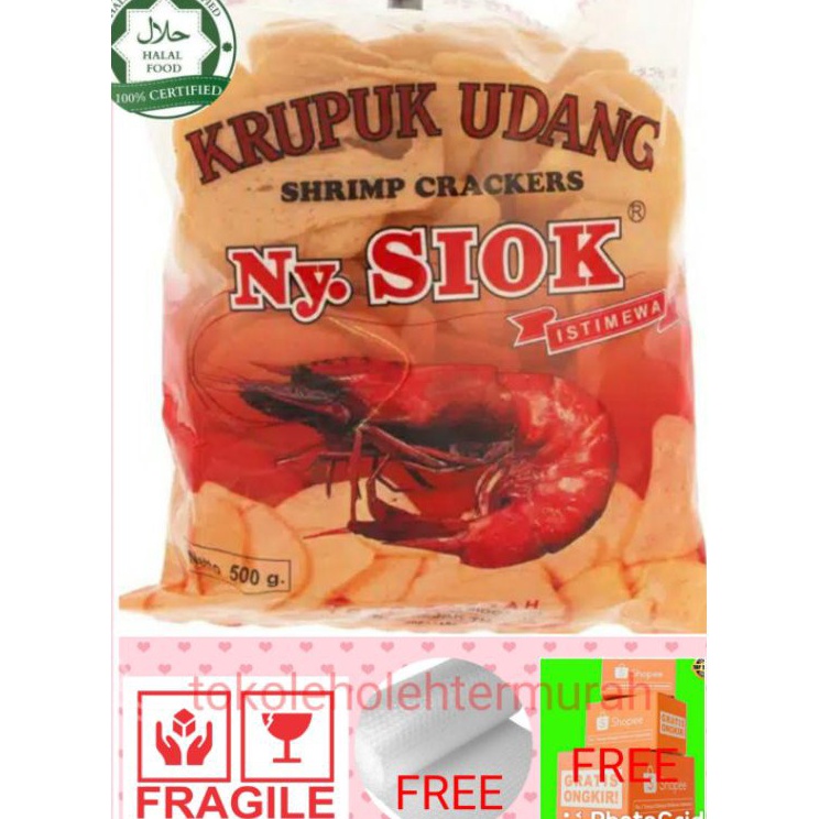 

Realpct udang oval Ny Siok - Udang Oval 500 gr (FREE BUBBLE WRAP)