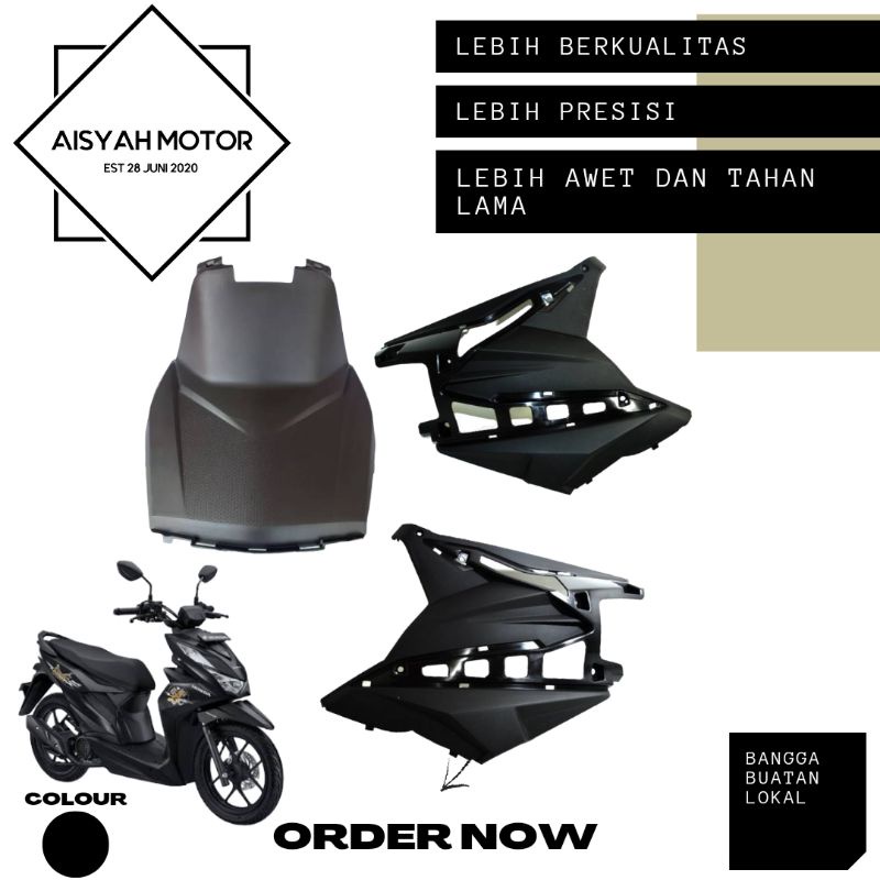 Cover Bodi Cover Tangki Sambungan Bodi Honda Beat Street Deluxe Tahun 2020