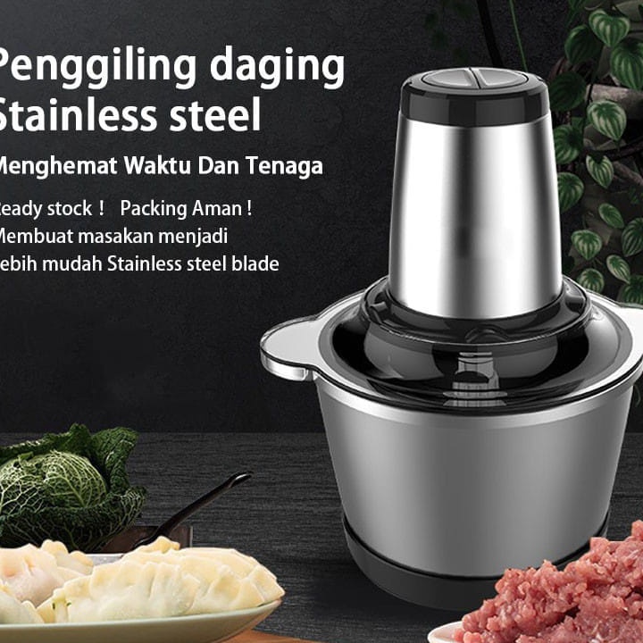 Super Promo BEST SELLER Pengiling daging stainles copper 2L tahan karat Alat Penggiling Daging Stain