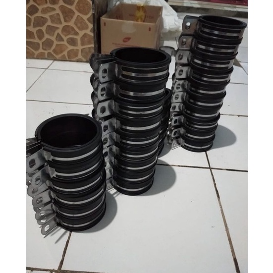 ★★ JFT klem knalpot 4inc model wrx ✻ ✶ '