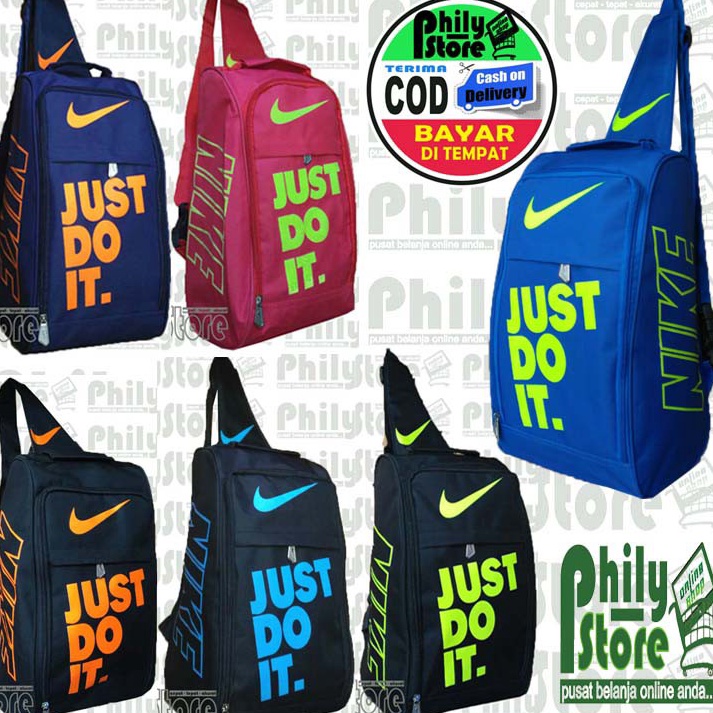 Best Seller Fhm Tas sepatu nike just do it / Sling Bag Tas Sepatu Futsal Bola Nike Tas Sepatu Bola F