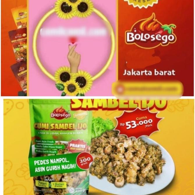

bolosego cumi sambal ijo