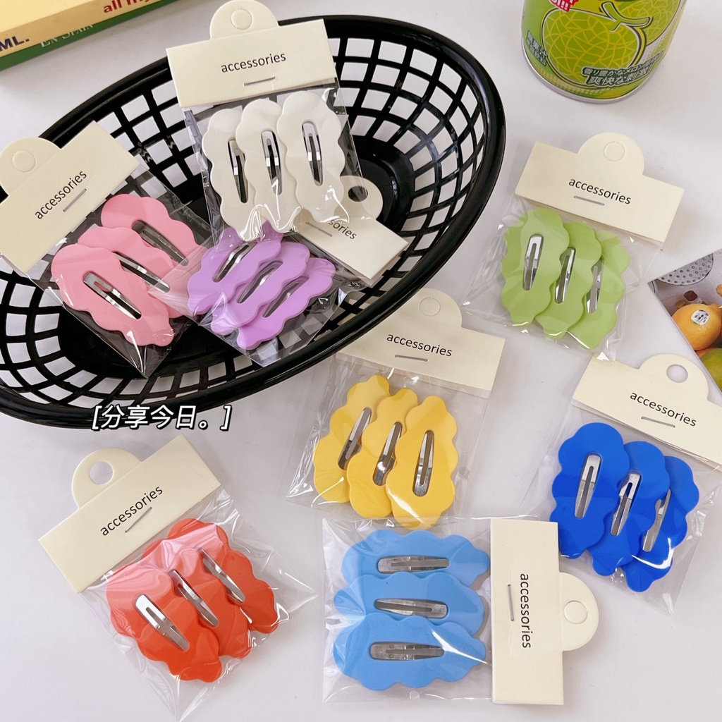 JEPIT PREMIUM CURLY TRIANGLE PIN PONI RAMBUT CUTE BASIC GLOSSY TRIANGLE SEGITIGA BOBBY PINS SOLID COLOR RETRO BANGS FRIDGE WARNA PASTEL POLOS JEPITAN HAIRCLIP HAIR CLIP HAIRPIN SNAP KOREAN AKSESORIS KLIP MINI RAMBUT COLORFUL BRIGHT ANAK CEWEK PEREMPUAN