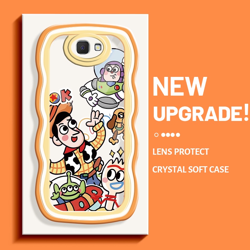 Casing Ponsel untuk Samsung J7 Prime 2 J2 Pro J2 Prime J7 Pro J7 2017 J7 2018 Case kartun robot dan 