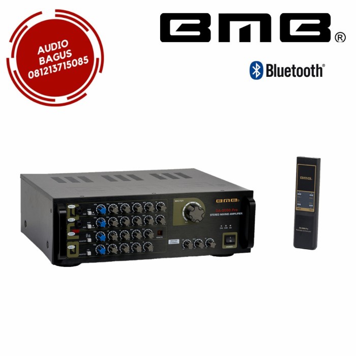 BMB DA2000PROBT / DA 2000 PRO BT / DA2000PRO BT / BLUETOOTH AMPLIFIER