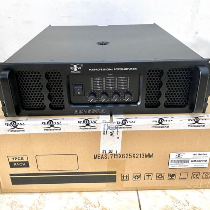 POWER AMPLIFIER RDW ND15PRO / ND 15PRO / ND 15 PRO ORIGINAL