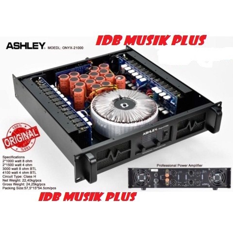 POWER AMPLI ASHLEY ONYX21000 / ONYX 21000 ORIGINAL