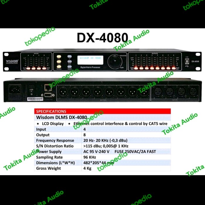 SPEAKER MANAGEMENT WISDOM DX4080 DLMS WISDOM DX 4080 ORIGINAL