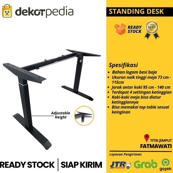 Meja / Kaki Elektrik Adjustable Electric Working Gaming Desk Termurah