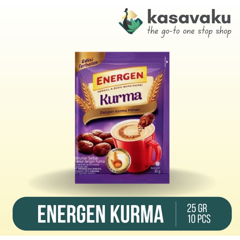 

Susu Energen Rasa Kurma Sachet ( 1 renceng isi 10 sachet )