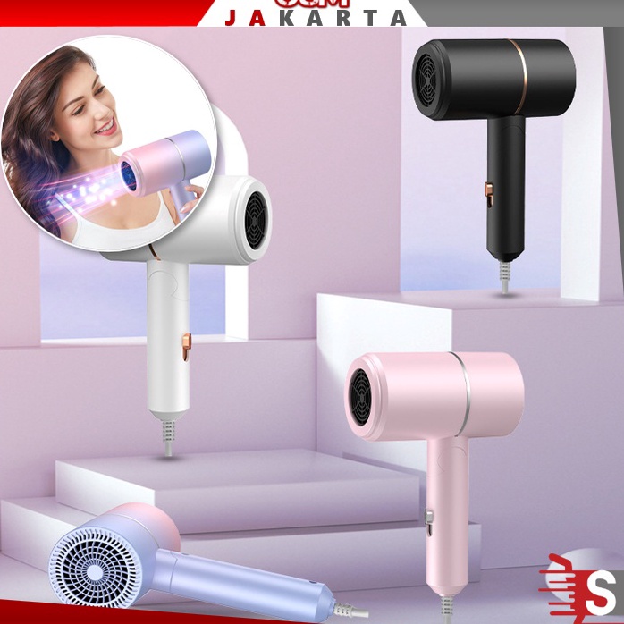 Murah OSM JKT H5629 Hair Dyer Lipat / Pengering Rambut Lipat / Penata Rambut Salon Kecantikan / Hair