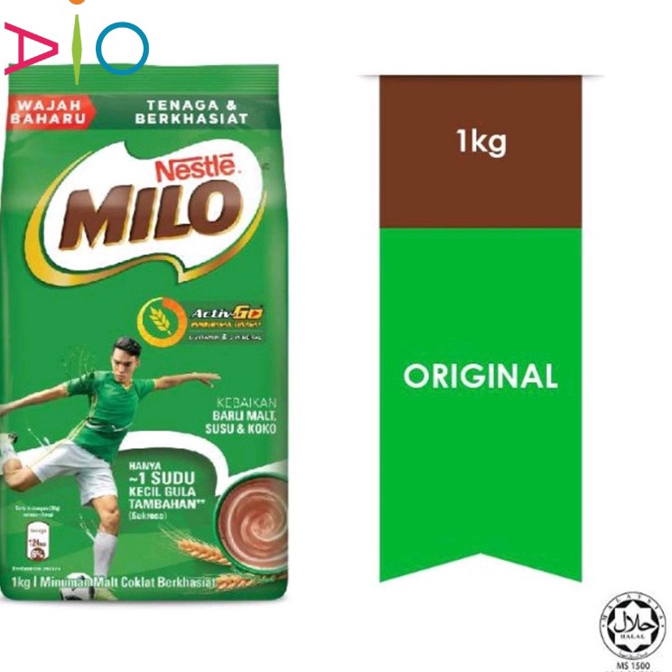 

✴Buruan Beli➷ JZLLC MILO Activ-Go Bubuk Malt Coklat Malaysia 1kg K63 Hot Sale