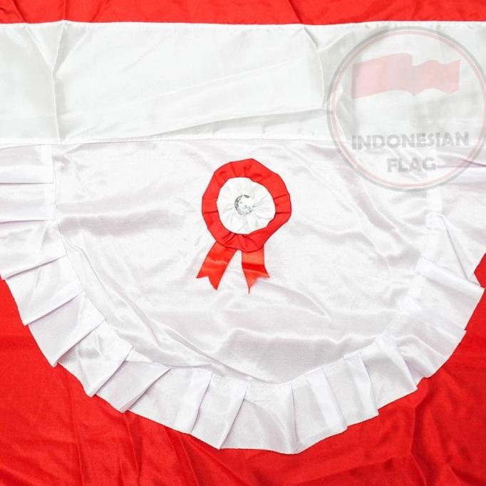 Bendera merah putih Rumbai 5 gelombang 5 meter