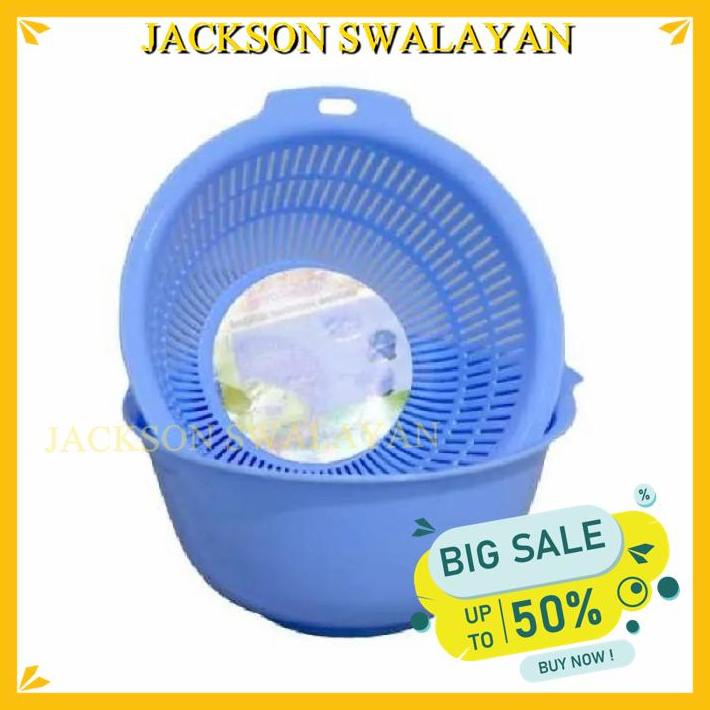 TEMPAT CUCI SAYUR / BASKOM SERBAGUNA + SARINGAN YOSHIKAWA B-082 PRODUK PILIHAN