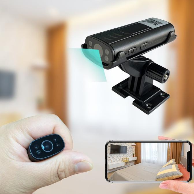 Spy Camera Mini Wifi Baterai Kamera Cctv Mini Tersembunyi Tanpa Kabel