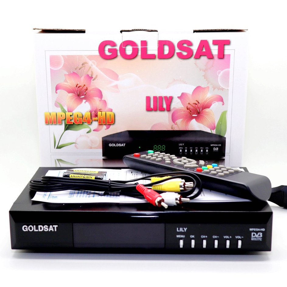 ➳ Receiver Parabola Mpeg4 HD GOLDSAT v Paling Dicari ★.