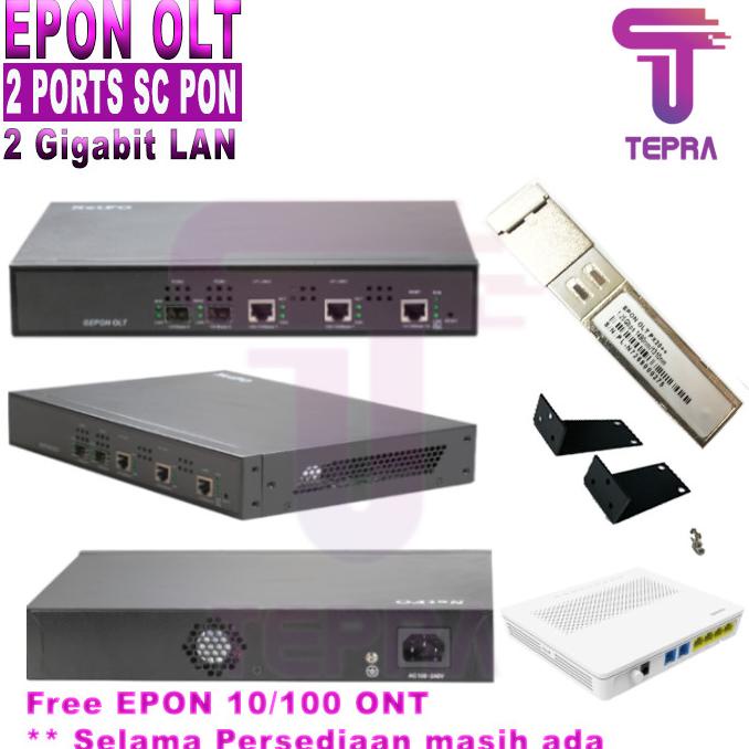 OLT EPON 2 PON 2 Gigabit LAN | EPON OLT 2PON 2 Gigabit