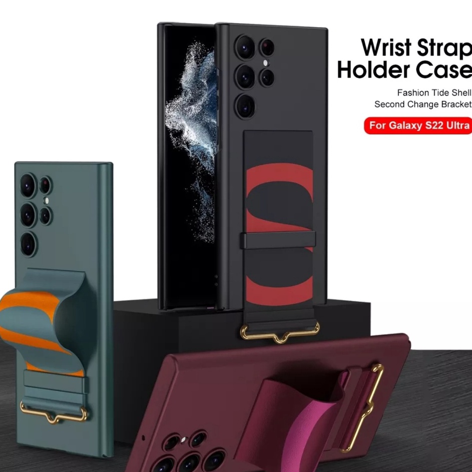 Rof Slim Matte Strap Wristband SAMSUNG S22 S23 ULTRA S22+ Case Cover casing ← ✹▲