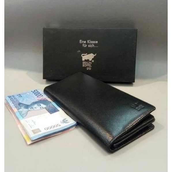 Dompet Panjang Kulit Asli Pria Braun Buffel