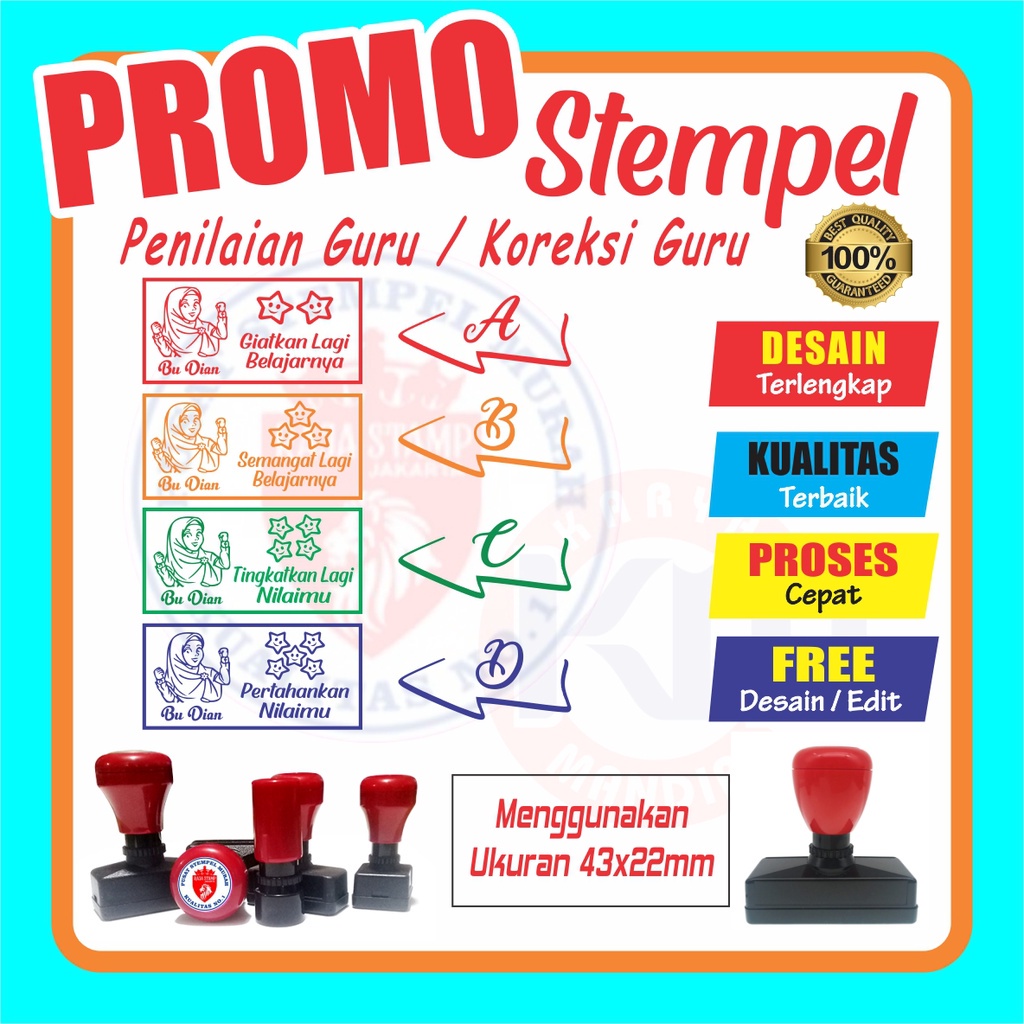 

YTA STEMPEL NILAI GURU / PENILAIAN / KOREKSI / CHECKED / REWARD H86