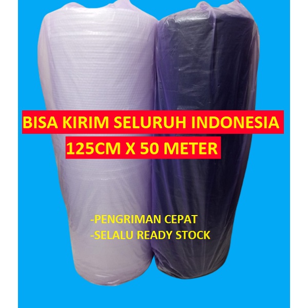 

NSA BUBBLE WRAP 2KG, UKURAN 125CM X 50M BUBBLE WRAP HITAM BUBBLE WRAP BENING T3A