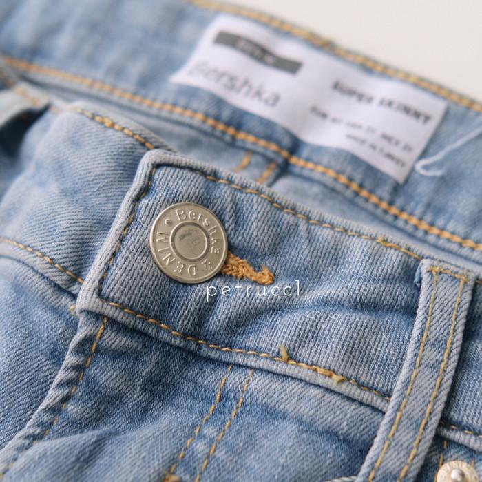 Bershka Denim Jeans Man Cowo Pria Celana Panjang Original