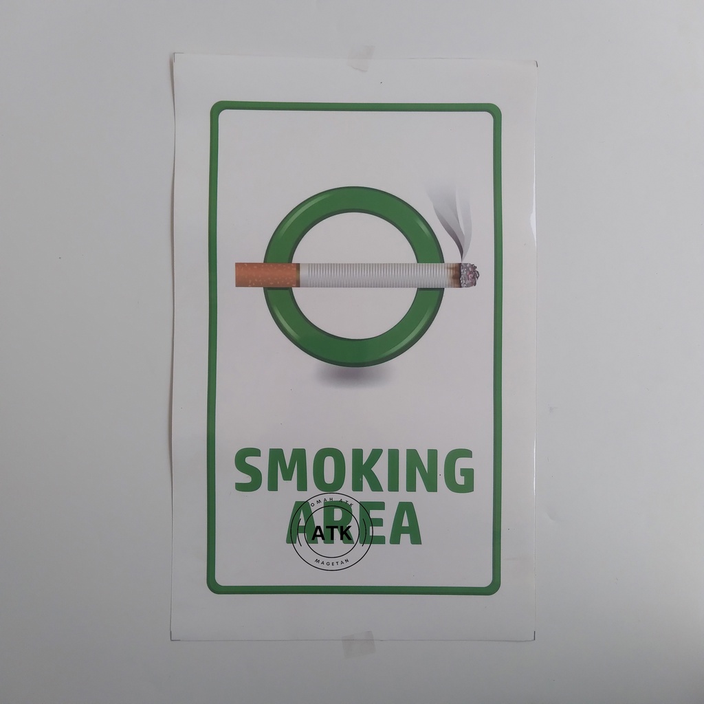

Stiker Smoking Area - Area Merokok - Kawasan Merokok
