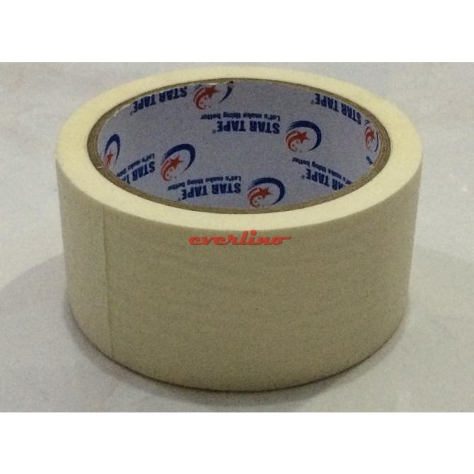 

PROMO berkah STAR 48 mm / 2 inch Masking Tape Isolasi Lakban Selotip Kertas |Paling murah
