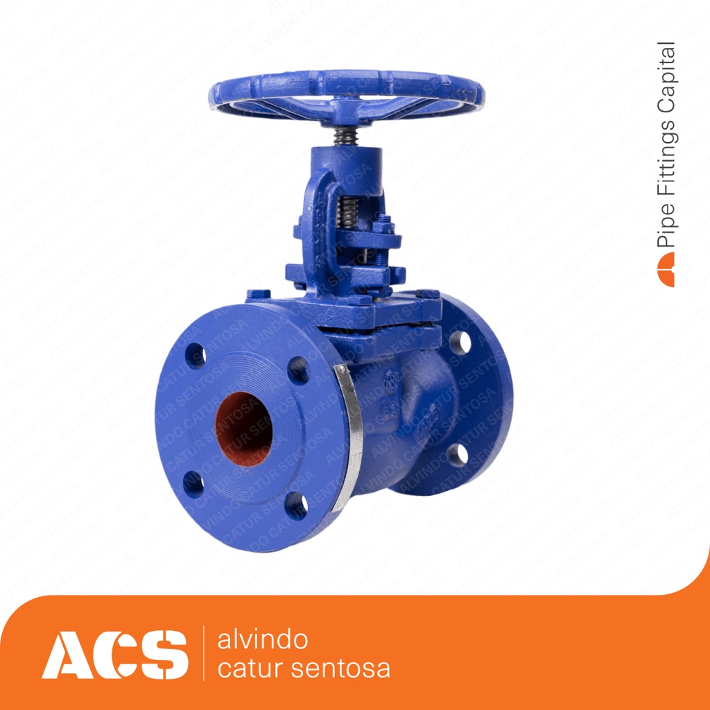 GLOBE VALVE 3/4 inch CAST IRON RF PN 16 HW GBA