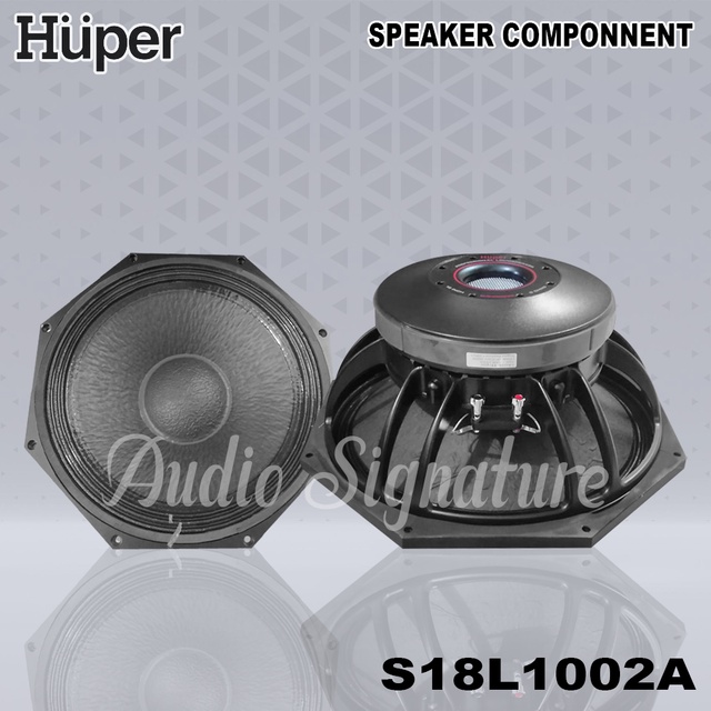 Komponen Speaker 18 Inch HUPER 1000 Watt S18L1001A / S18 L1001A